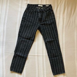Stripe Pacsun mom jeans